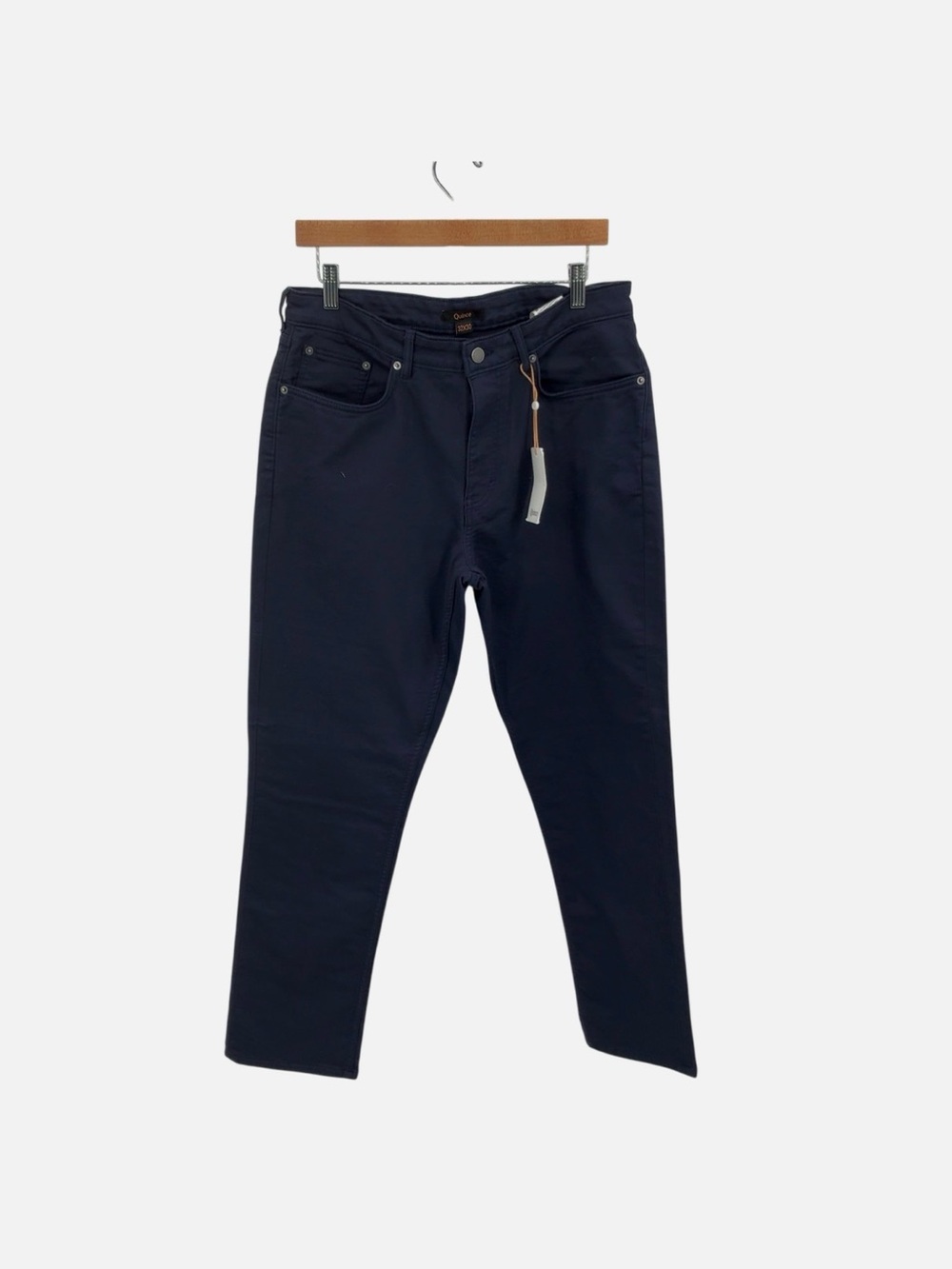Quince Men Stretch Traveler 5-Pocket Pants Athletic Tapered Deep Navy 32X30